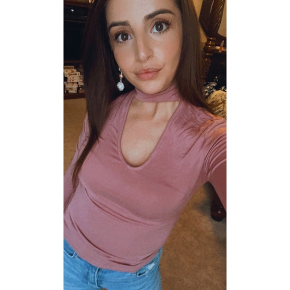 Pink Choker Top - Picture 1 of 8